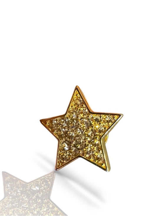 henri bendel Jewelry - Henri Bendel Gold Star Crystal Pin